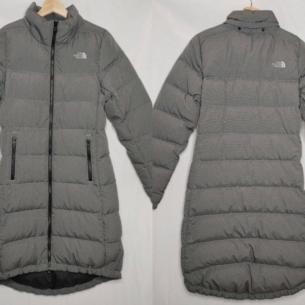 The North Face Metropolis III 550 Down Filled Puffer Parka Coat Gray NF0A3XE3 XS